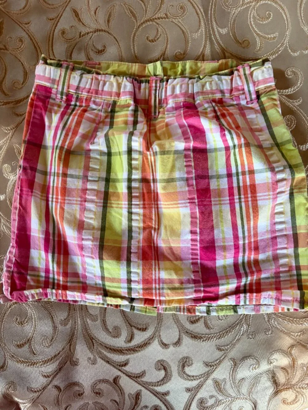 Gymboree, size 5, pink and green skort and shirt
